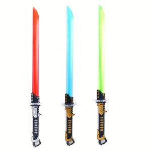 New Glowing Samurai Sword Kids' <b>Toy</b>: Flash Gravity-Sensing Sound & Light Multicolor Sword Hot-Selling Wholesale Item - Product Image 4