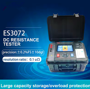 Тестер сопротивления постоянного тока ES3072 20A с четырехпроводным методом синего зуба 10.0uОм-1000 кОм - Product Image 2