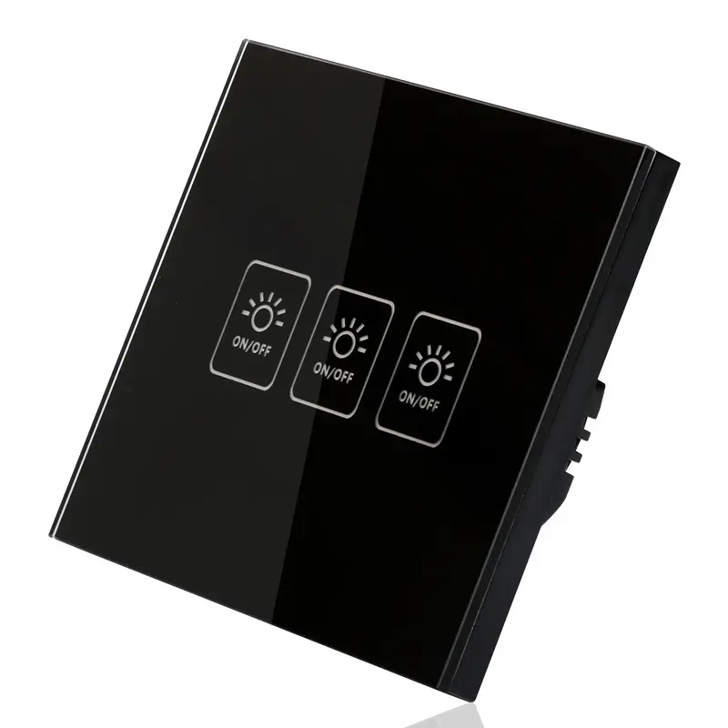 New style 86*86mm EU Standard Tuya Smart Switch electrical Wifi Wall 2 gangs switch controller for home smart appliances