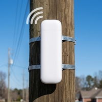Beyaz Plastik 5G Router Wifi6 Dış Mekan Kablosuz POE Güç Kaynağı 4G LTE Modem CPE SIM Kart Yuvası ile