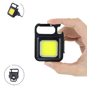 Mini Rechargeable Portable Pocket Cob <b>Work</b> <b>Light</b> Magnetic Inspection <b>Light</b> Opener Torch Keychain Lamp LED Camping Flashlight - Product Image 2