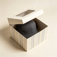 Caja de Regalo Personalizada para Gorra de Béisbol OEM ODM |   Varios Estilos de Cajas de Papel para Exhibición y Envío de Marcas