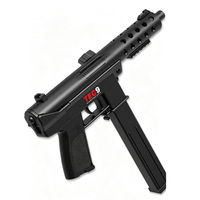 고속 FPS 전동 핸디 TEC-9 젤 블래스터 장난감 총 나일론 장거리 사격 반자동/수동 스플래터 블래스터 건