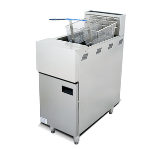 Freidora Industrial de Acero Inoxidable de Tres Tubos Verticales con Tanque Único y Doble Filtro, CMR-3G, 2800W, Multi-Enchufe, para Negocios de Catering - Product Image 4