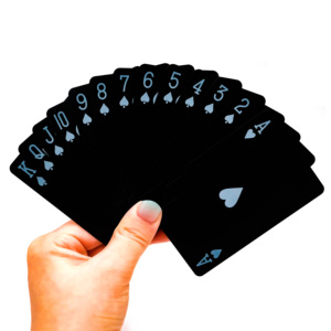 <span class=keywords><strong>Cartes</strong></span> à jouer en plastique personnalisées avec logo, format standard, impression sur mesure pour le divertissement - Product Image 2