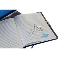 Pappjournal aus Pappe, 23 x 5 x 18,3 cm, Cosmos Blue