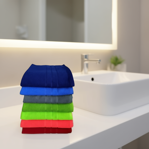 Toallas de Mano de Algodón Suave, Color Sólido, Rectangulares, para Adultos, Teñidas, Surtido al por Mayor - Product Image 2