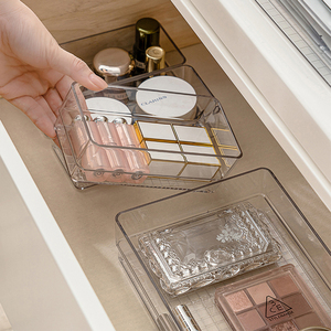 Office Stationery Plastic <strong>Storage</strong> Container <strong>Drawer</strong> <strong>Storage</strong> Box Plastic Makeup <strong>Clear</strong> <strong>Storage</strong> Box - Product Image 5