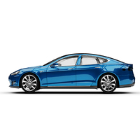 KING MARTIN Film de protection de peinture sans DMF, autocollants de carrosserie automobile, adapté aux voitures, bleu lac métallique liquide, TPU couleur PPF