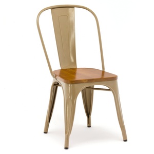 Silla de Comedor Apilable para Restaurante y Bar, Estilo <span class=keywords><strong>Vintage</strong></span> Tolix, Silla Metálica para Banquetes, Bodas y Fiestas, Muebles para el Hogar en Venta, Estilo <span class=keywords><strong>Industrial</strong></span> - Product Image 6