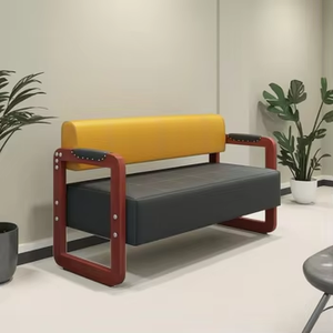 Silla <span class=keywords><strong>de</strong></span> <span class=keywords><strong>Espera</strong></span> Moderna <span class=keywords><strong>para</strong></span> Salón <span class=keywords><strong>de</strong></span> Belleza, Oficina, Hospital, Silla Casual Larga <span class=keywords><strong>de</strong></span> Madera Maciza, <span class=keywords><strong>Asiento</strong></span> Acolchado Comercial <span class=keywords><strong>para</strong></span> Peluquería y Uñas - Product Image 1