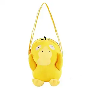 Direkomendasikan pabrik ransel boneka mewah Anime Poke Toy, tas belakang boneka Pokeball katun lembut Bulbasaur, ransel mewah kartun Anime