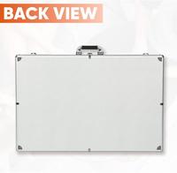 Boîte de rangement légère en aluminium pour cartes, avec couvercle transparent, pour collection de cartes à collectionner, exposition en salon professionnel