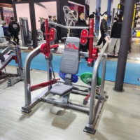 Machine à tractions angulaire à charge de plaques pour exercices dorsaux, équipement de musculation professionnel pour salle de sport