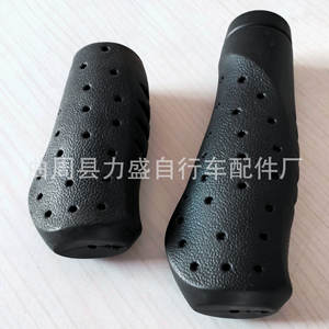 Puños para manillar de bicicleta de 22,2 mm, de goma suave antideslizante, en negro y marrón, para bicicletas de montaña - Product Image 4