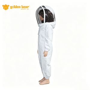Traje de apicultor de cuerpo completo para niños, directo de fábrica, de buena calidad, transpirable, mono de protección para apicultura infantil. - Product Image 3