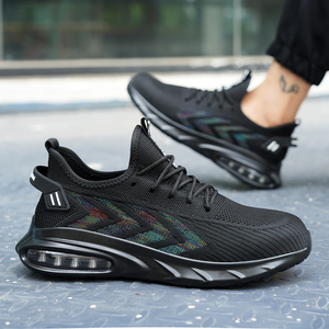 Chaussures de sécurité pour hommes et femmes, baskets de sport avec embout en acier, résistantes aux perforations, aux chocs et à l'usure légère, qualité industrielle - Product Image 3