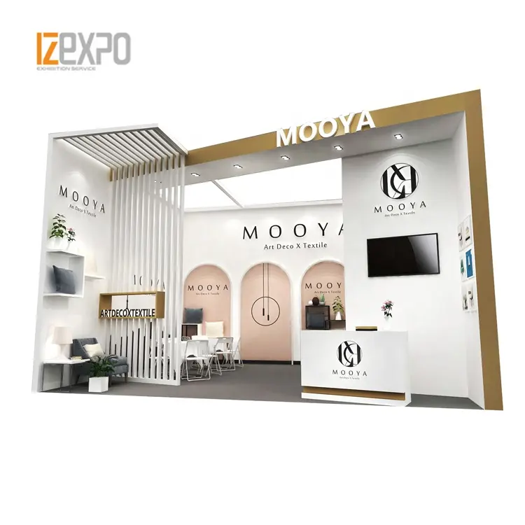 IZEXPO 30MINS QUICK BUILD Professional Custom Printing Tradeshow 6x6 Exhibition Booth