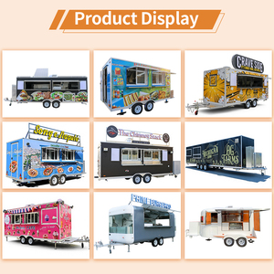 CAMPTRL Conteneur maritime de 4,5 m pour <span class=keywords><strong>la</strong></span> vente de nourriture, remorque pour pizzas, barbecue, glaces, camion de restauration rapide, cuisine mobile, <span class=keywords><strong>boutique</strong></span> - Product Image 6