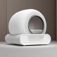 Robot automatique intelligent de nettoyage de litière pour chat avec poubelle de 9L pour plusieurs chats