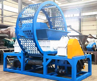 Mesin Penghancur Plastik Double Shaft Populer untuk Daur Ulang Botol Plastik dan Penghancur Pallet Plastik Berkualitas Tinggi