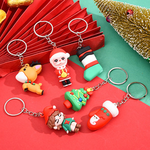 Lindo bolso de Navidad colgante llavero de PVC regalo para niños y Premio para estudiantes para pequeños regalos y premios - Product Image 2