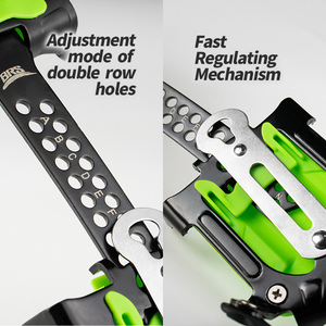 Crampones de Escalada en Hielo BRS-S5C de 14 Dientes, Ajustables, Impermeables, para Emergencias, Garras Profesionales para Nieve, Escalada en Hielo y Roca al Aire Libre - Product Image 2