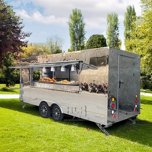 New Food Trailer 13ft x 6.5ft Stainless Steel Fully Equipped Mobile Kitchen For Outdoor Food Service - Product Image 2