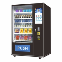Slimme Kantoor Automatische Vending Machine voor Snacks, Frisdrank, AI Fruitthee, 300-600 Capaciteit, Touchscreen, Cloud Integratie