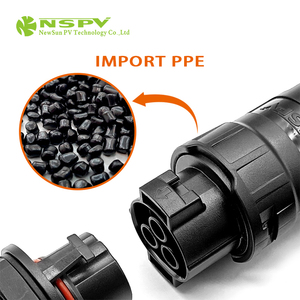 Conectores AC Impermeables IP68 de Fácil Instalación, 500V Máx. Conectores Solares de 3 Núcleos 50A 3PPF para Sistemas Solares Exteriores - Product Image 5