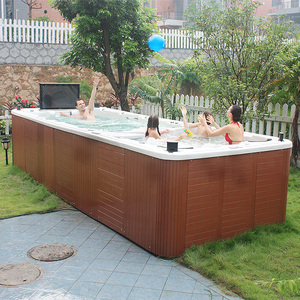 Jacuzzi de Lujo Infinity, Piscina de Hidromasaje Combinada SR850, para Villas, Hoteles, Parques de Atracciones, Spa Acrílico Independiente para Exteriores - Product Image 4