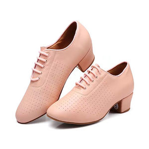 <span class=keywords><strong>Scarpe</strong></span> da ballo latino con suola morbida in pelle bovina da donna <span class=keywords><strong>scarpe</strong></span> da ballo Salsa professionale per interni personalizzabili colori e tacchi - Product Image 4
