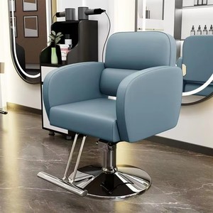 เก้าอี้ตัดผมดีไซน์ทันสมัยสีดำรุ่นใหม่ขายดีที่สุด ปรับความสูงได้ หมุนได้ 360 องศา สำหรับใช้ในร้านเสริมสวย - Product Image 1