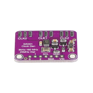 Module générateur de signal horloge Si 5351, carte breakout haute fréquence à onde carrée, contrôleur à cristal 25 MHz, 3.3-5V - Product Image 1