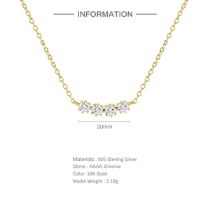 Collar con Colgante de Piedra Lunar WHITE TIDE de QLEESI, Joyería Creativa Chapada en Oro de 18K y Plata de Ley S925 - Product Image 2
