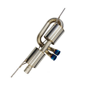 Sistema di scarico in titanio ad alte prestazioni di flusso da 2.36 pollici con morsetto compatibile con Lotus Elise Exige S2 05-11 - Product Image 3