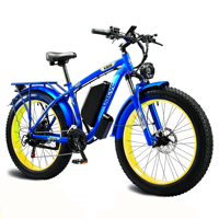 Bicicleta Todoterreno de 26 Pulgadas con Llantas Gruesas de Alta Calidad / Bicicleta Eléctrica OEM para Adultos, Bicicleta Eléctrica MTB