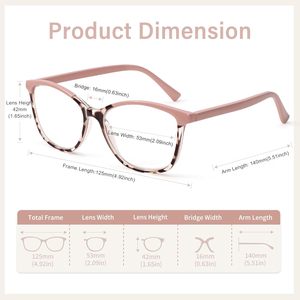 <span class=keywords><strong>Madison</strong></span> <span class=keywords><strong>Avenue</strong></span> Blaulichtfilter-Brille mit Polycarbonat-Rahmen, Anti-Ermüdungs- und UV-Schutz für Frauen, TV, Telefon, Computer, Gaming - Product Image 5