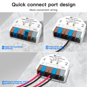 Gledopto Módulo de atenuación LED de CA inteligente Ultra- <span class=keywords><strong>Mini</strong></span> 100 ~ 240V Atenuadores ZigBee con compatibilidad con Alexa - Product Image 3