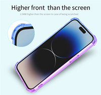 Coque de téléphone portable antichoc en TPU de 1,5 mm à changement de couleur pour iPhone 17 18 Pro Max 16E 15 Pro Max 14 11 12 13 Mini