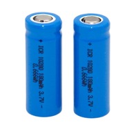 10280 batterie au Lithium ternaire cylindrique 3.7V 180mAh coiffeur électrique outils électriques Instrument de beauté batterie Rechargeable