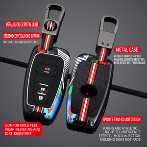Car Remote <strong>Key</strong> Case Cover <strong>Shell</strong> Fob for Toyota CHR Camry Corolla RAV4 Highlander C-HR Prius Land Cruiser Prado <strong>2</strong> 3 4 <strong>Button</strong> - Product Image 6