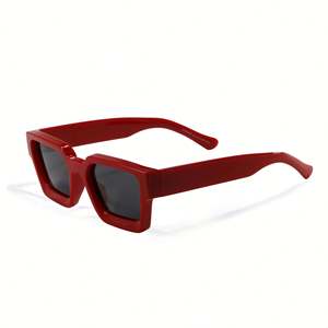 Vente en gros de lunettes de soleil personnalisées avec logo, mode homme femme, grande monture, UV400, monture en acétate, lunettes de soleil carrées homme femme - Product Image 5