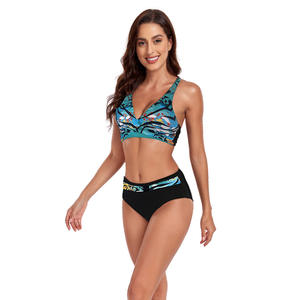 Bikini à sangle à séchage rapide pour femmes 2025 avec slip de bain avec logo personnalisé imprimé <span class=keywords><strong>combinaison</strong></span> de <span class=keywords><strong>surf</strong></span> athlétique couvrir - Product Image 6