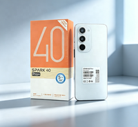 Teléfono celular desbloqueado Spark 40 Pro+ con doble tarjeta SIM, conveniente para la vida diaria, teléfono 5G con descarga de video.