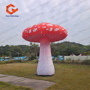 Grand <span class=keywords><strong>champignon</strong></span> gonflable pour les décorations de fête dans la cour, modèle de <span class=keywords><strong>champignon</strong></span> gonflable géant avec lumière LED - Product Image 2