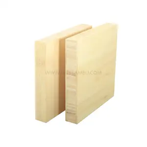 Panel tenun bambu alami/karbonisasi kualitas terbaik untuk meja dapur kayu lapis bambu 25mm