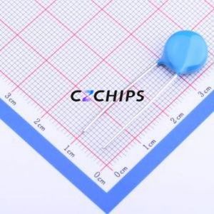 วาริสเตอร์10D102K ผ่านชิ้นส่วนรู (THT),P = 7.5mm ตัวต้านทาน1kV 1.65kV 825V 625V - Product Image 2