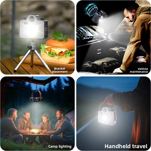 Rechargeable LED Camping <b>Lamp</b> Knob Control Outdoor Hiking Portable Home Emergency Street Stall Lighting Light - Product Image 4