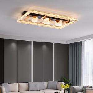 Nouvel arrivage de plafonnier de contrôle intelligent de haute qualité plafonnier en cristal led carré moderne pour la maison - Product Image 2
